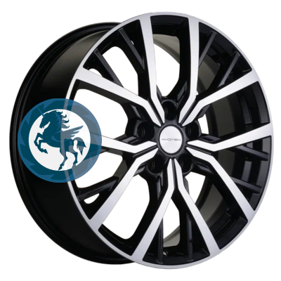   h0387547.  Khomen Wheels KHW1806 (Changan/Geely/Lexus/Suzuki/Toyota) 718 5/114,3 ET45 60,1 Black-FP