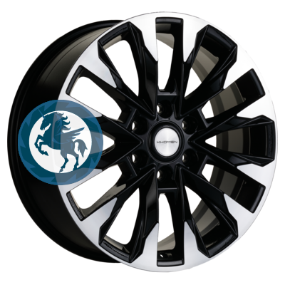   h0387566.  Khomen Wheels KHW2010 (Hilux) 820 6/139,7 ET30 106,1 Black-FP