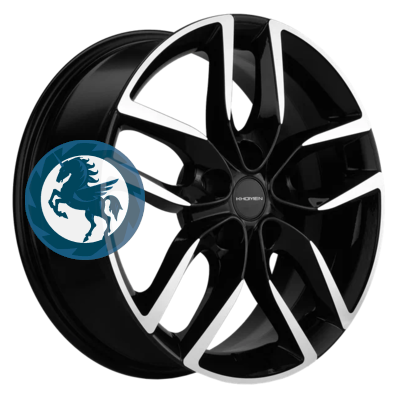   h0388061.  Khomen Wheels KHW1708 (Chery tiggo 7pro) 6,517 5/108 ET33 60,1 Black-FP