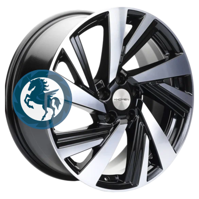   h0388067.  Khomen Wheels KHW1801 (Chery Tiggo) 7,518 5/108 ET40 60,1 Black-FP