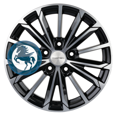   h0389344.  Khomen Wheels KHW1611 (Actyon) 6,516 5/112 ET39,5 66,6 Black-FP