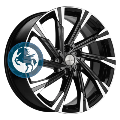   h0389377.  Khomen Wheels KHW1901 (Haval Dargo) 7,519 5/114,3 ET40 66,6 Black-FP