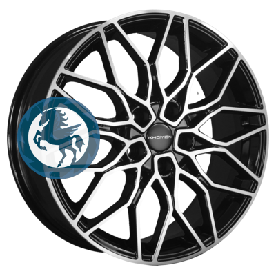   h0389501.  Khomen Wheels KHW1813 (Geely Coolray) 718 5/114,3 ET53 54,1 Black-FP