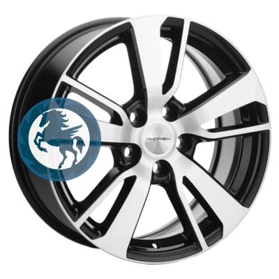   h0389502.  Khomen Wheels KHW1704 (Ford C-Max) 717 5/108 ET50 63,35 Black-FP