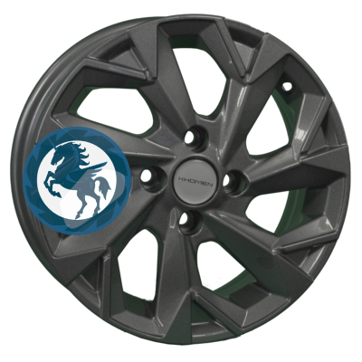   h0389540.  Khomen Wheels KHW1402 5,514 4/100 ET43 67,1 Gray