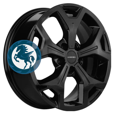   h0389613.  Khomen Wheels KHW1710 (Coolray) 6,517 5/114,3 ET45 54,1 Black