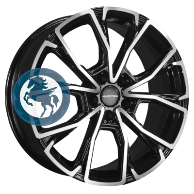   h0389632.  Khomen Wheels KHW1907 (Exeed LX) 7,519 5/108 ET52 60,1 Black-FP