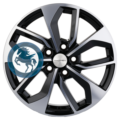   h0390874.  Khomen Wheels KHW1703 (RAV4) 717 5/114,3 ET39 60,1 Black-FP