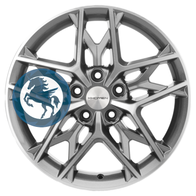   h0390876.  Khomen Wheels KHW1709 (Changan/Geely/Lexus/Toyota) 717 5/114,3 ET45 60,1 Gray-FP