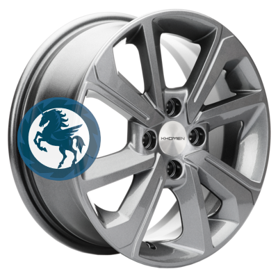   h0390881.  Khomen Wheels KHW1501 (Lada Granta) 615 4/98 ET36 58,6 Gray