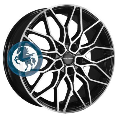   h0390894.  Khomen Wheels KHW1813 (Dongfeng AX7) 718 5/108 ET43 65,1 Black-FP