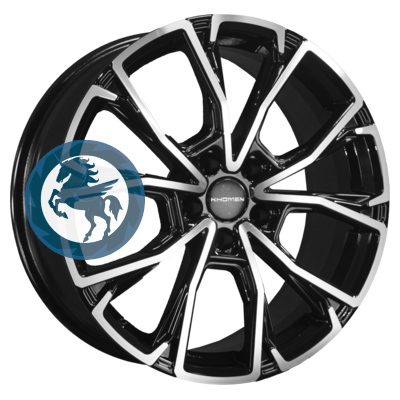   h0391346.  Khomen Wheels KHW1907 (Kodiaq/Tiguan) 7,519 5/112 ET43 57,1 Black-FP
