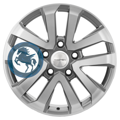   h0391362.  Khomen Wheels KHW2003 (LX570/LC100/LC200) 8,520 5/150 ET45 110,1 Gray-FP