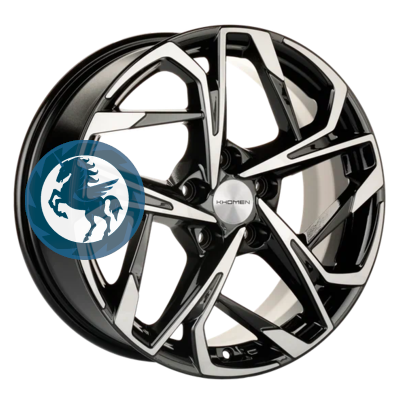   h0391685.  Khomen Wheels KHW1716 (Evolute i-Joy) 717 5/110 ET40 67,1 Black-FP