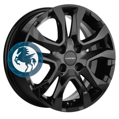   h0391690.  Khomen Wheels KHW1503 (Logan/Sandero/Xray) 615 4/100 ET40 60,1 Black