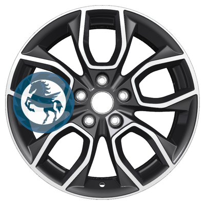 ���������� ������ h0391696. ���� Khomen Wheels KHW1713 (Sportage) 7�17 5/114,3 ET48,5 67,1 Black-FP