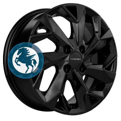   h0391881.  Khomen Wheels KHW1508 (Lada Granta) 615 4/98 ET35 58,6 Black