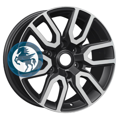   h0391886.  Khomen Wheels KHW1723 (Pajero) 817 6/139,7 ET46 67,1 Black-FP