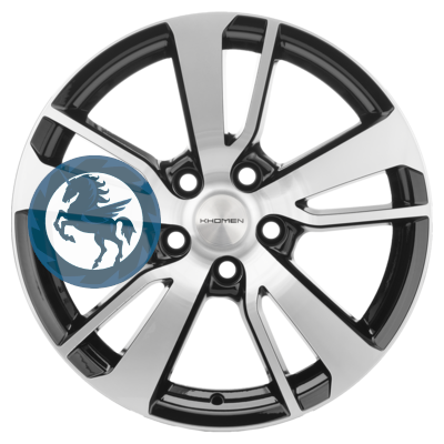   h0392064.  Khomen Wheels KHW1704 (Outlander) 717 5/114,3 ET38 67,1 Black-FP