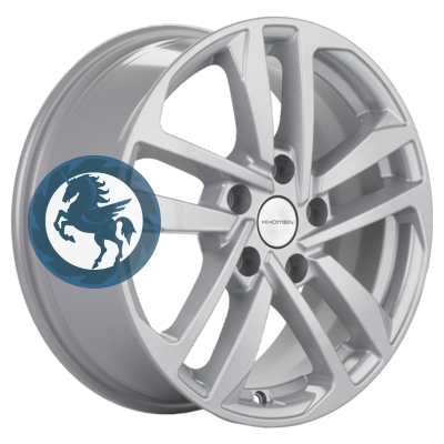   h0392067.  Khomen Wheels KHW1612 (Huyndai/Mazda) 6,516 5/114,3 ET45 67,1 F-Silver