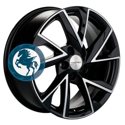   h0392320.  Khomen Wheels KHW1714 (Evolute i-Joy) 717 5/110 ET40 67,1 Black-FP