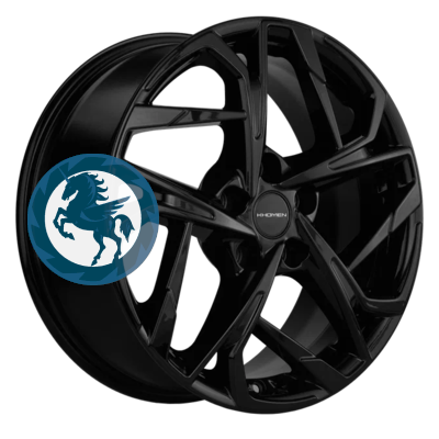   h0392329.  Khomen Wheels KHW1716 (Jac/ 3) 717 5/108 ET40 54,1 Black