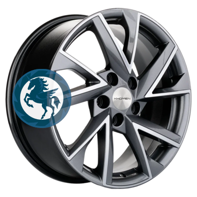   h0392434.  Khomen Wheels KHW1714 (Evolute i-Joy) 717 5/110 ET40 67,1 Gray-FP