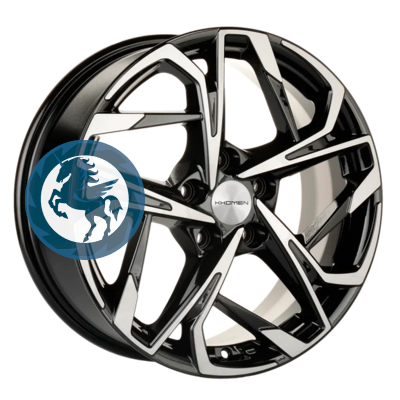   h0392578.  Khomen Wheels KHW1716 (Besturn X40) 717 5/114,3 ET40 57,1 Black-FP