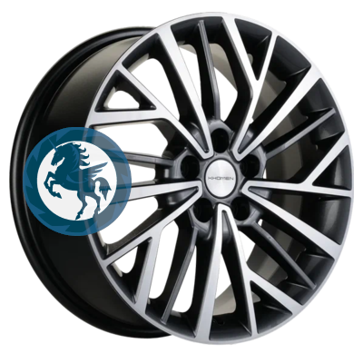   h0392582.  Khomen Wheels KHW1717 (Changan/Geely/Lexus/Toyota) 717 5/114,3 ET45 60,1 Gray-FP