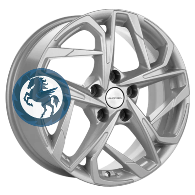   h0393387.  Khomen Wheels KHW1716 (Jac/ 3) 717 5/108 ET40 54,1 F-Silver