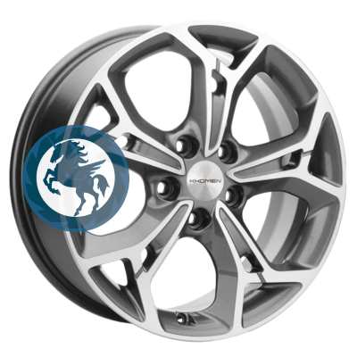   h0393510.  Khomen Wheels KHW1702 (CX-5/Seltos/Optima) 717 5/114,3 ET50 67,1 Gray-FP