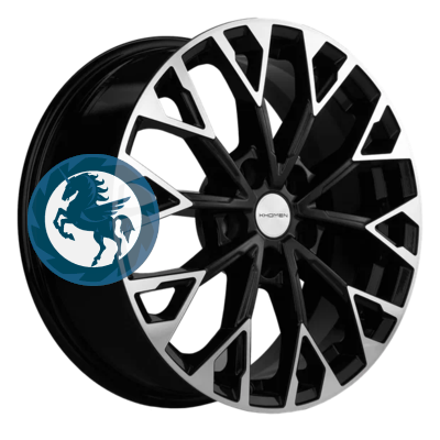   h0393512.  Khomen Wheels KHW1718 (Toyota RAV4/ Lexus NX) 717 5/114,3 ET35 60,1 Black-FP