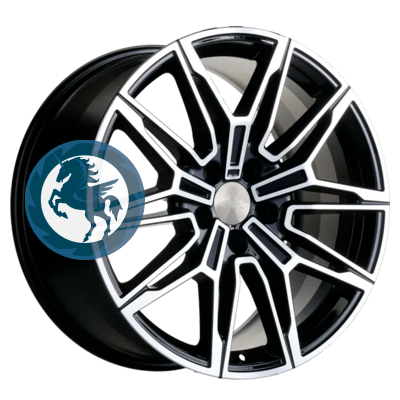   h0393546.  Khomen Wheels KHW1904 (BMW Front) 9,519 5/112 ET40 66,6 Black-FP