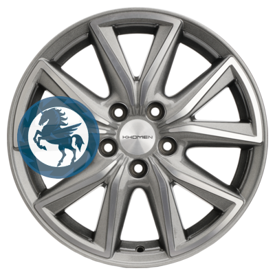   h0393935.  Khomen Wheels KHW1706 (CX-5/Seltos/Optima) 717 5/114,3 ET50 67,1 G-Silver-FP