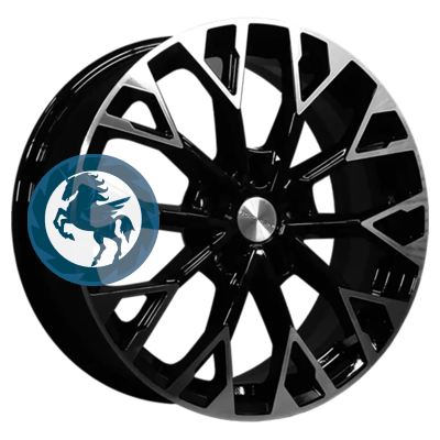   h0394485.  Khomen Wheels KHW1718 (K5/Sonata/Tucson/JAC J7) 717 5/114,3 ET48 67,1 Black-FP