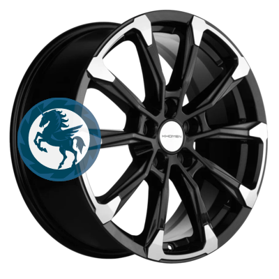   h0394954.  Khomen Wheels KHW1808 (Chery Tiggo 8/8 Pro) 7,518 5/108 ET47 60,1 Black-FP