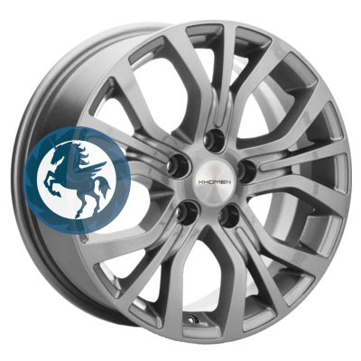   h0395200.  Khomen Wheels KHW1608 (Mitsubishi) 6,516 5/114,3 ET38 67,1 Gray