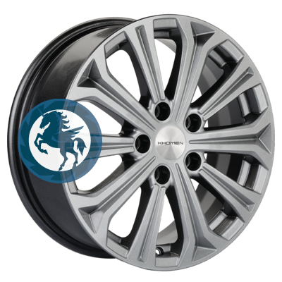   h0395204.  Khomen Wheels KHW1610 (Huyndai/Kia) 6,516 5/114,3 ET43 67,1 Gray