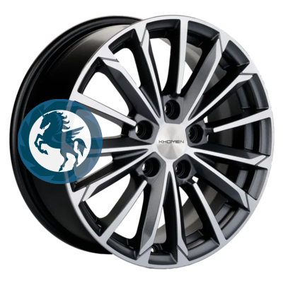   h0395731.  Khomen Wheels KHW1611 (Toyota/Suzuki) 6,516 5/114,3 ET45 60,1 Gray-FP