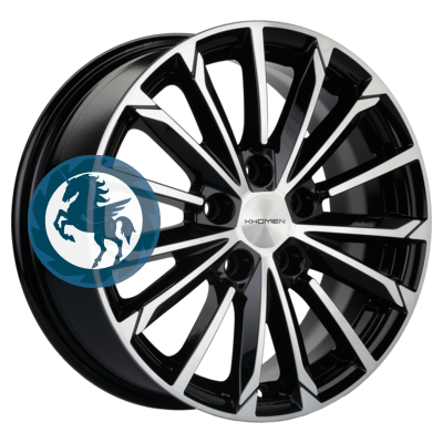   h0396452.  Khomen Wheels KHW1611 (Evolute i-Pro) 6,516 5/108 ET43 65,1 Black-FP