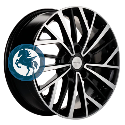   h0396461.  Khomen Wheels KHW1717 (Ford C-Max) 717 5/108 ET50 63,35 Black-FP