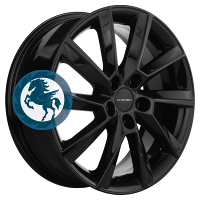   h0396465.  Khomen Wheels KHW1604 (Kamiq/Rapid/Scala) 616 5/100 ET38 57,1 Black