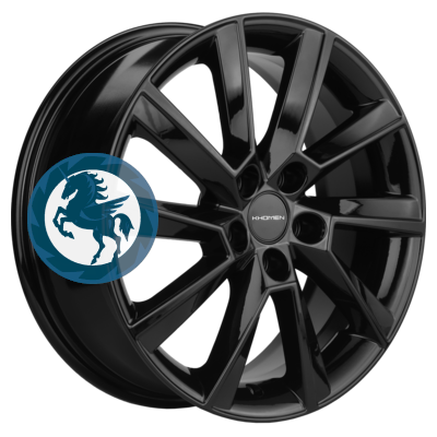   h0396790.  Khomen Wheels KHW1604 (Aveo) 616 5/105 ET39 56,6 Black