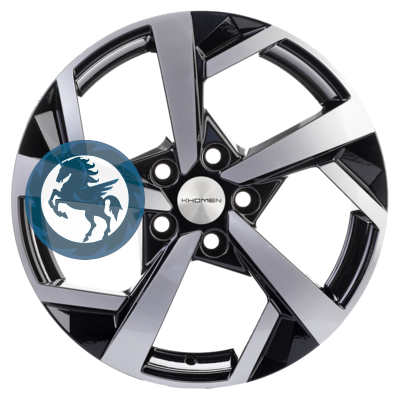 Фотография товара h0397907. Диск Khomen Wheels KHW1712 (Teana/X-Trail) 7х17 5/114,3 ET45 66,1 Black-FP