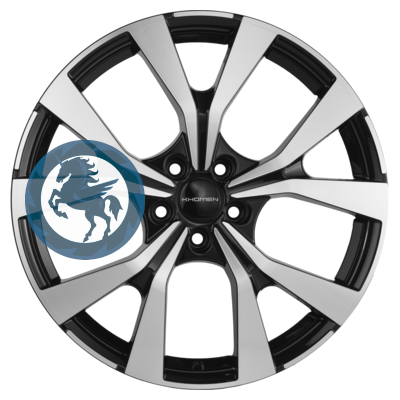   h0397918.  Khomen Wheels KHW1906 (Kia Sportage) 719 5/114,3 ET51 67,1 Black-FP