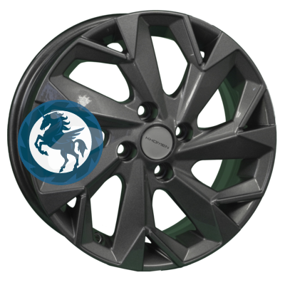   h0398176.  Khomen Wheels KHW1508 (Vesta) 615 4/100 ET50 60,1 Gray