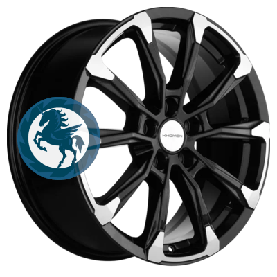   h0398193.  Khomen Wheels KHW1808 (Kodiaq/Tiguan) 7,518 5/112 ET43 57,1 Black-FP