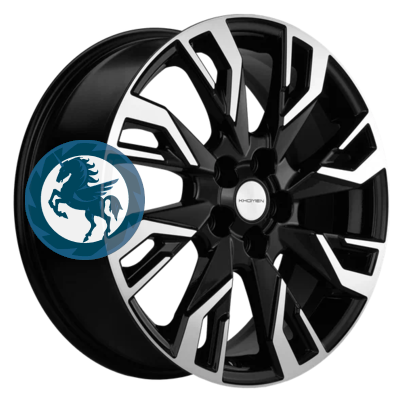   h0398654.  Khomen Wheels KHW1809 (Koleos) 718 5/114,3 ET35 66,1 Black-FP