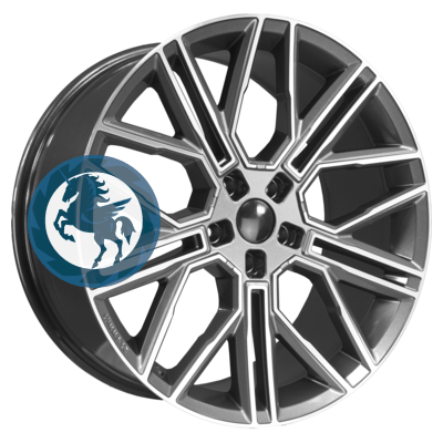   h0399216.  Khomen Wheels KHW2101 (Li 7/9) 9,521 5/120 ET45,5 62,5 Gray-FP