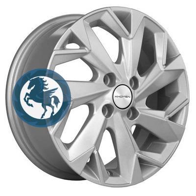   h0400037.  Khomen Wheels KHW1402 (Alsvin/Getz/i20) 5,514 4/100 ET46 54,1 F-Silver